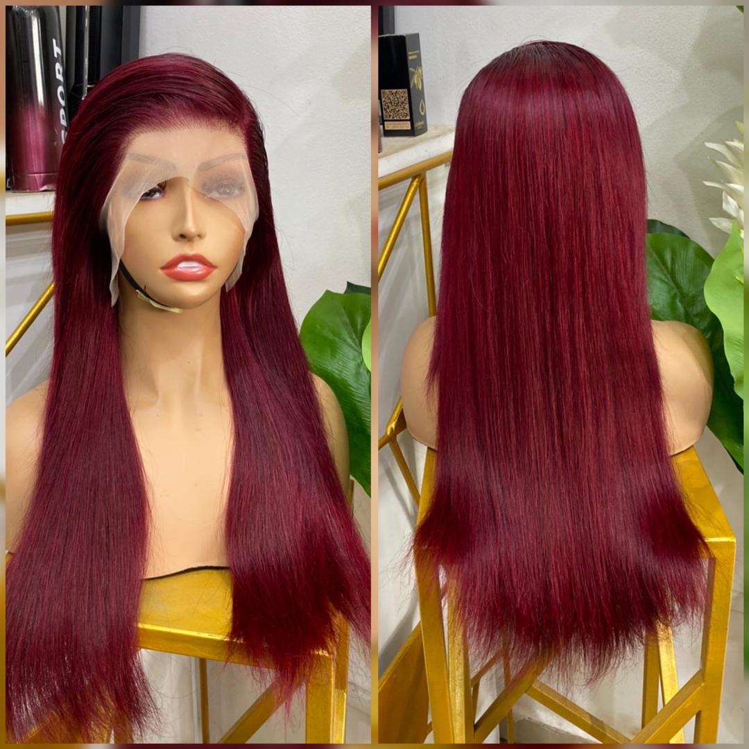 Colored wig