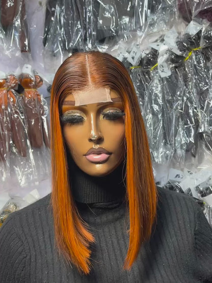 Vietnamese BONE-STRAIGHT bob wigs