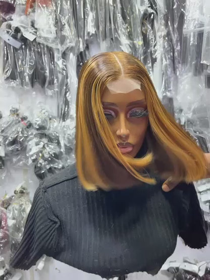 Vietnamese BONE-STRAIGHT bob wigs